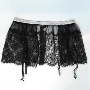 NWT Victoria's Secret Shine Garter Belt